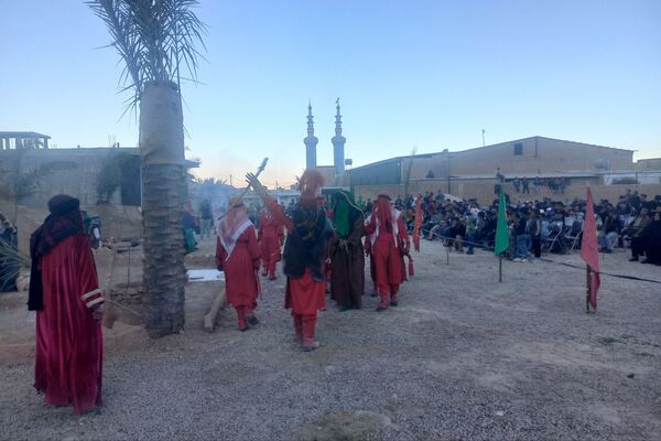 اجرای تعزیه شهادت حضرت زهرا (س) در روستای ظفرآباد شیراز