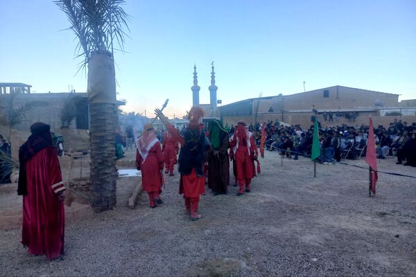 اجرای تعزیه شهادت حضرت زهرا (س) در روستای ظفرآباد شیراز