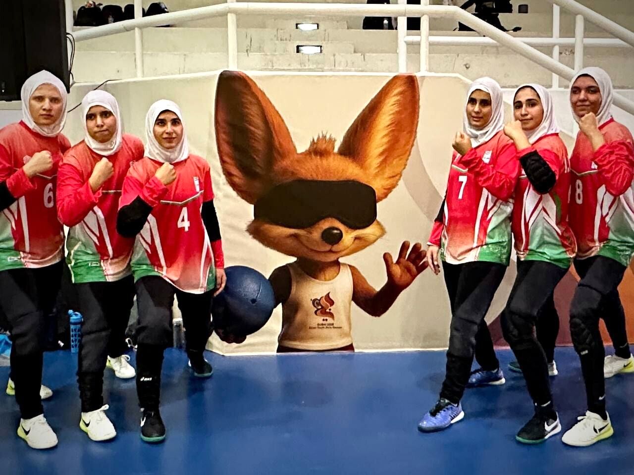 پیروزی دختران گلبالیست ایران مقابل کره‌جنوبی