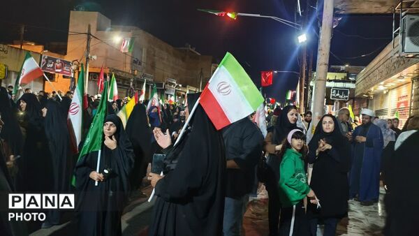 راهپیمایی مردم ولایتمدار شهرستان گچساران