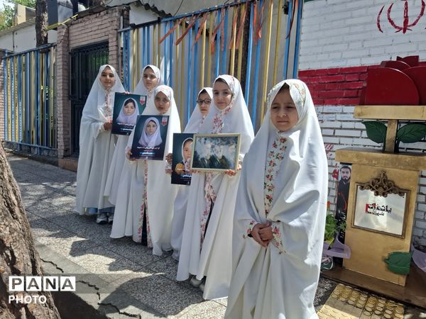 طنین اندازی سرود دختران میقات در مقتل شهید آرمان علی وردی