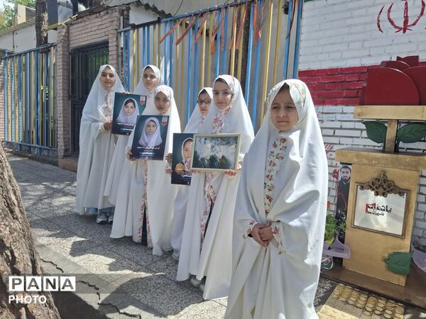 طنین اندازی سرود دختران میقات در مقتل شهید آرمان علی وردی