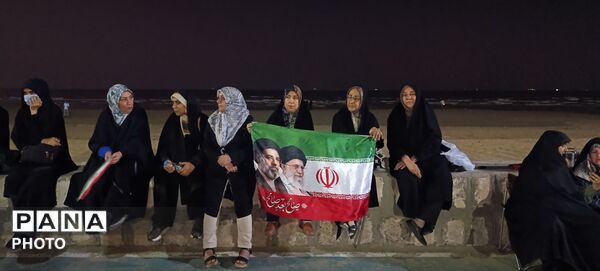 برگزاری تجمع شبانه شهروندان در بندرعباس