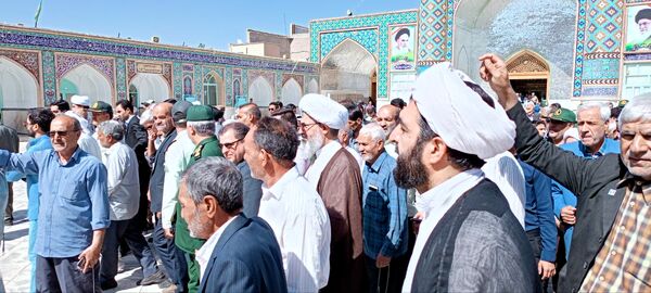 راهپیمایی جمعه خشم در کاشمر 