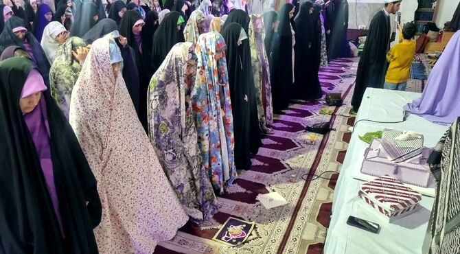 حس وحال معنوی از زبان نوجوانان در مراسم اعتکاف