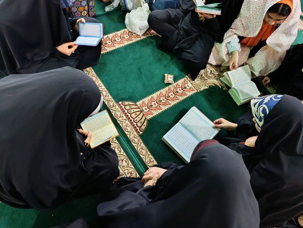 اعتکاف دانش‌آموزی در شهرستان سملقان 