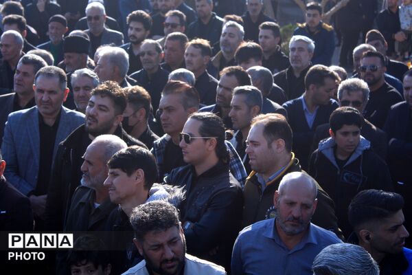 تشییع و تدفین پیکر شهید امیرحسن کاظمی