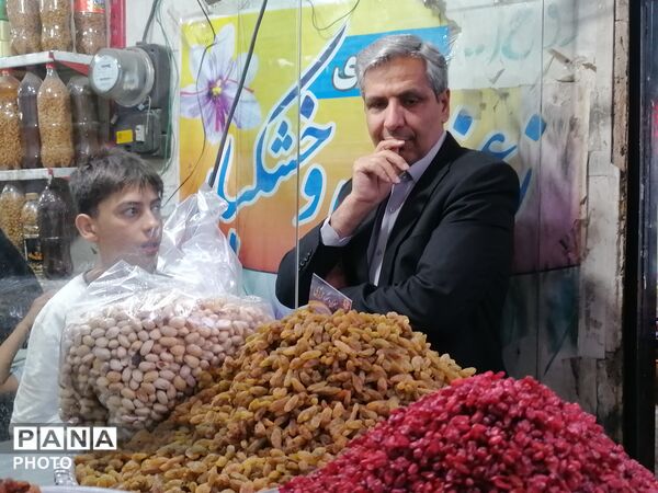 گشت مشترک نظارت بر بازار شهرستان کاشمر با حضور فرماندار