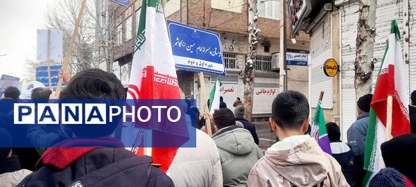 حماسه حضور مردم کاشمر در ۲۲ بهمن از قاب پانا