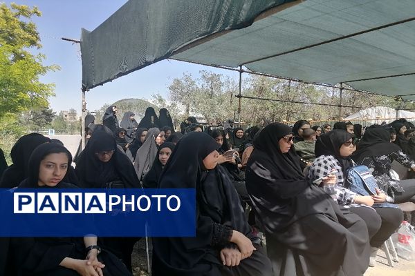 مراسم آیینی خیمه سوزان سنت هرساله مردم مشهد