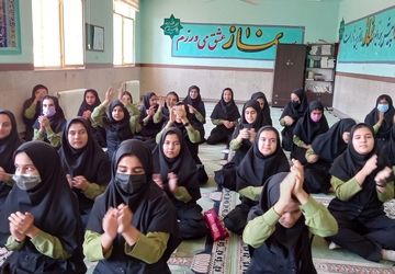 مراسم جشن سالروز ولادت امام حسن عسکری(ع) در دبیرستان حجاب و تربیت هلیلان