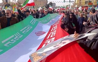 حضور یکپارچه مجموعه وزارت آموزش و پرورش در راهپیمایی ۲۲ بهمن