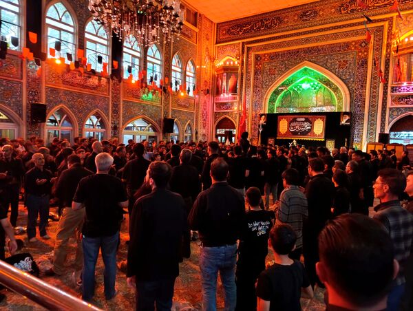 مراسم عزاداری امام حسین (ع) در شب تاسوعای حسینی 