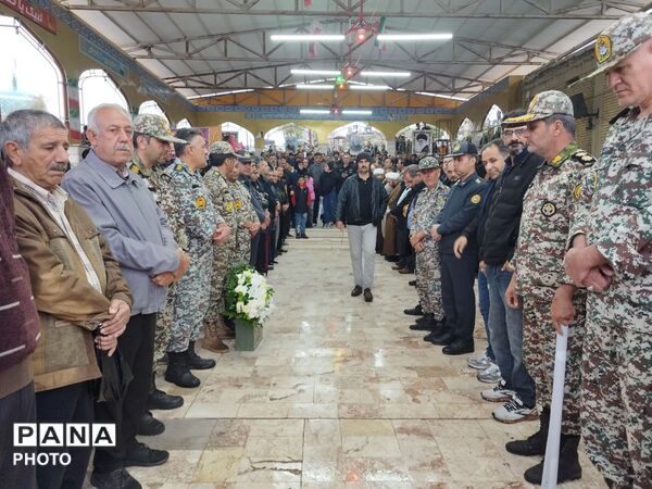 تشییع پیکر مطهر شهید مدافع امنیت در زاهدشهر