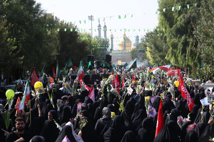آیین خوش آمدگویی به کاروان نمادین ورود کریمه اهل بیت(س) به قم