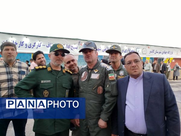 بازدید فرمانده پایگاه پنجم رزمی هوانیروز مشهد از دومین کنگره ملی شهید مدرس (ره) 