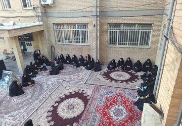 برگزاری مراسم باشکوه اربعین حسینی در اداره آموزش و پرورش بروجرد 
