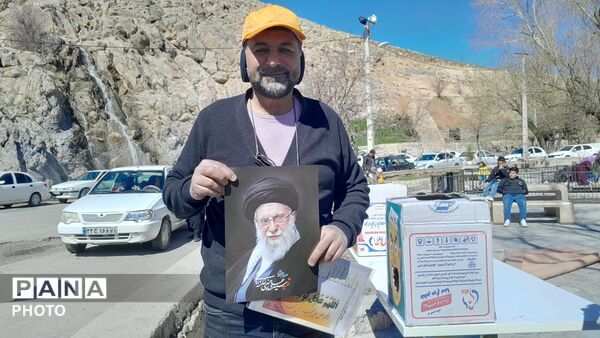 مراسم استغاثه به امام زمان (عج) به همراه آتش زدن بت بعل در گرداب شهر بن