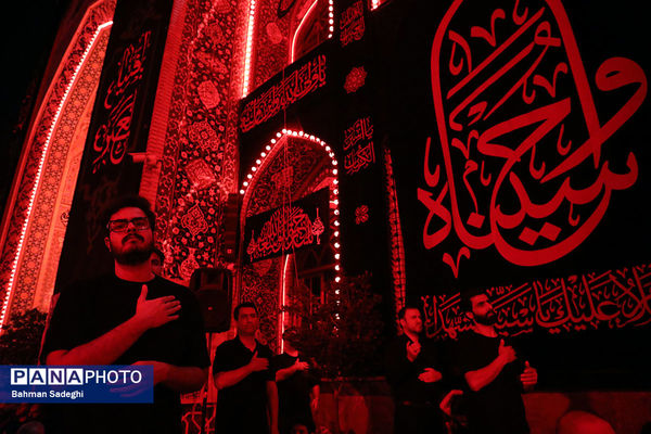 مراسم عزاداری شب تاسوعای حسینی (ع) در آستان امامزاده صالح(ع)