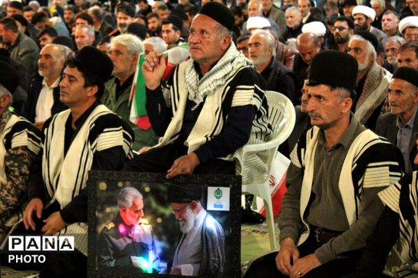 ‌حضور قوم بختیاری در تشییع شهید سجاد نادری
