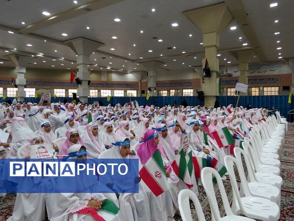 برگزاری جشن روزه اولی دختران در مصلی امام خمینی(ره) شهرستان بجنورد
