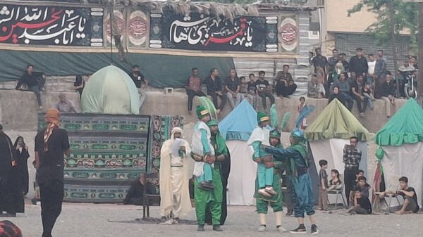 آیین سنتی تعزیه‌خوانی روز عاشورا در میناب 