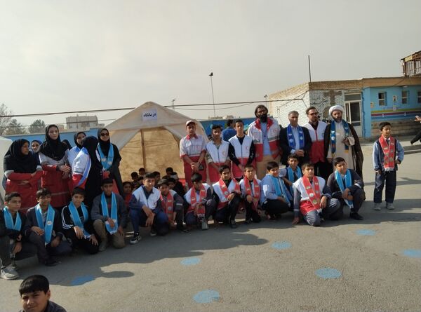مانور سراسری زلزله در رضویه