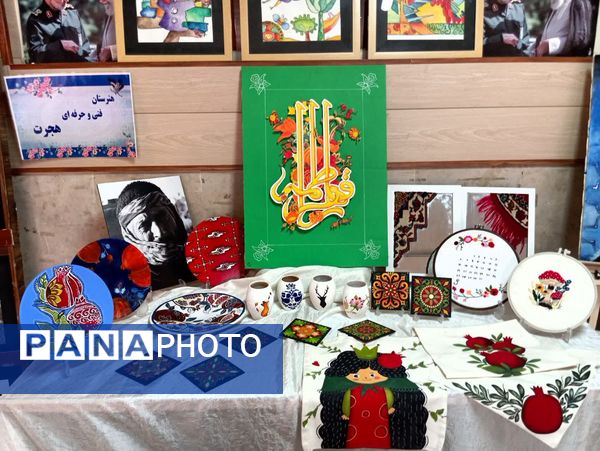 برپایی نمایشگاه دست سازه‌های دانش‌آموزی در ورامین