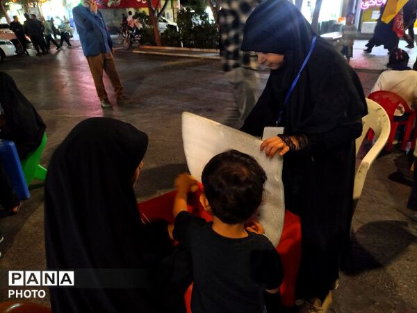 دستان کوچک، خدمت بزرگ؛ روایت صد و هفتاد و پنجمین شب موکب کودک فرهنگیان