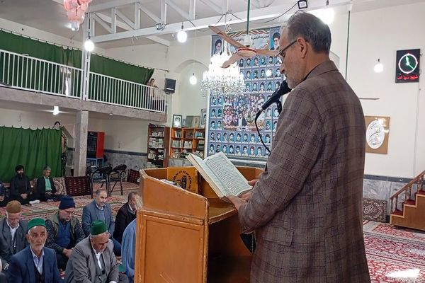 اقامه نماز جمعه در آخرین هفته ماه مبارک شعبان شهر بار نیشابور 