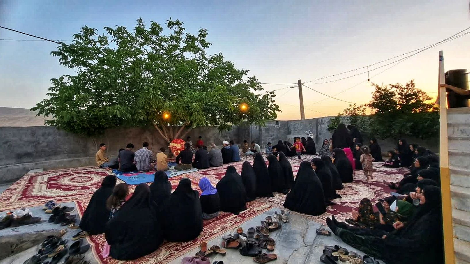 مراسم روضه‌های خانگی در شهرستان مارگون