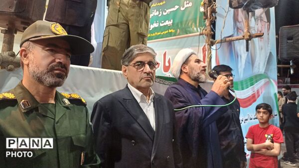 کوهدشت  یک صدا،اجتماع مردمی برای دفاع از وطن  وبیعت بارهبر جدید