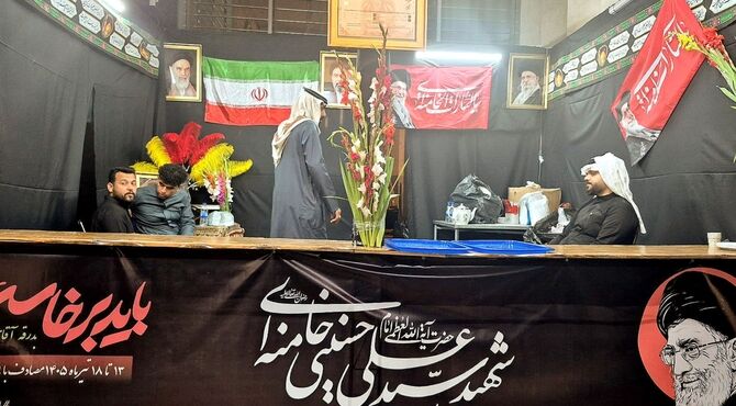 وداع با رهبر در هوای بی قرار تهران 