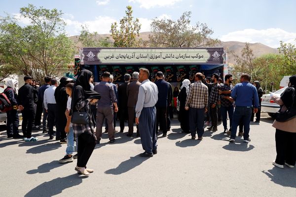 بازدید قائم مقام سازمان دانش‌آموزی از موکب‌های آذربایجان غربی