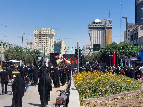 مراسم پیاده‌روی جاماندگان اربعین حسینی در مشهد 