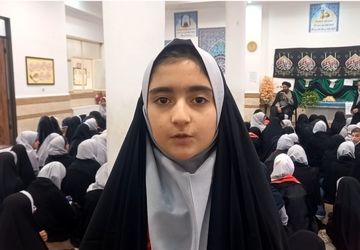 سوگ یاس نبوی در آموزشگاه شهید حسین زارع‌زاده مهریز