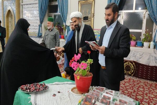 اختتامیه اعتکاف دانش‌آموزی در مسجد جامع شهر بار نیشابور