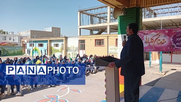 نواختن زنگ مهر و آغاز سال تحصیلی جدید در شهرستان کمیجان