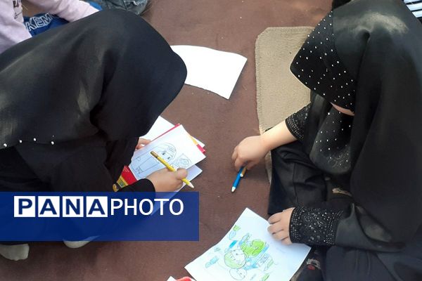  مراسم ختم دعای عرفه کنار مزار شهدای گمنام نسیم شهر 