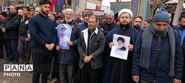 تشییع دو شهید شهرستان بجنورد در استان خراسان شمالی 
