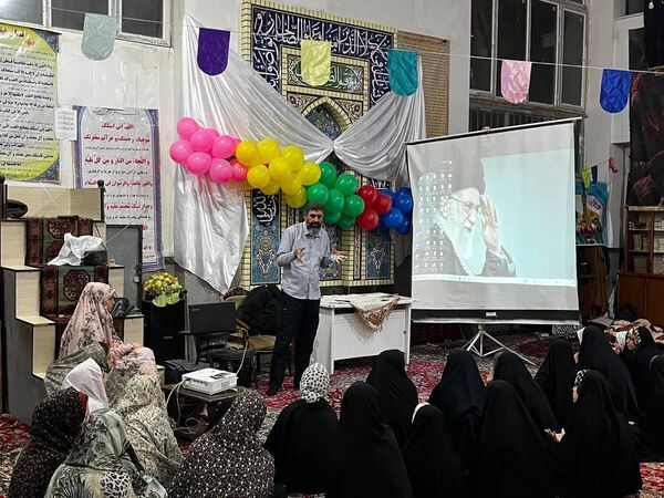 مراسم اعتکاف در مسجد امام حسین بلوار توس منطقه تبادکان مشهد
