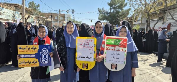 راهپیمایی روز قدس در شهرستان رشتخوار