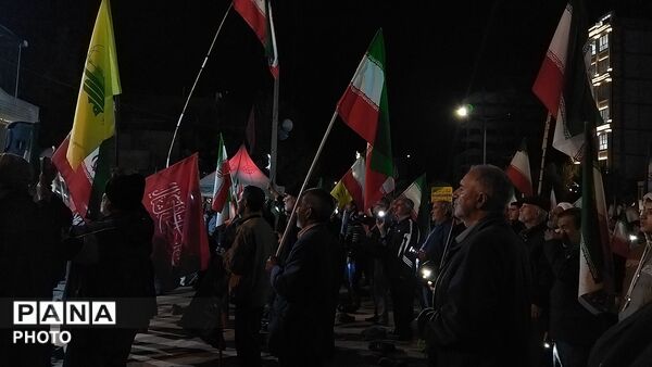 دویست و بیست و نهمین شب از اجتماعات مردمی بلوار فضل نیشابور در قاب پانا 
