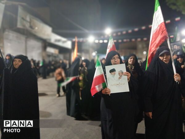 نود و دومین شب ایستادگی مردم زیبادشت در بیعت با آرمان‌های انقلاب