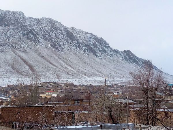 برف زمستانی در شهرستان بن 