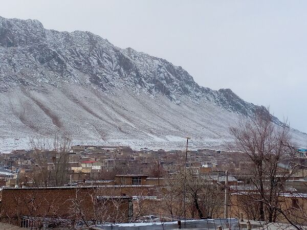 برف زمستانی در شهرستان بن 