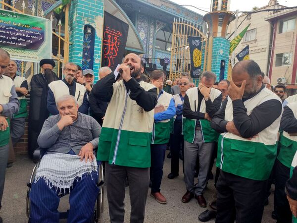 دسته عزاداری سیدالشهداء خدمت در قائمشهر