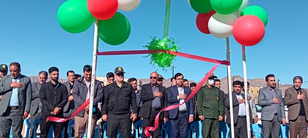  آیین افتتاح طرح شهید سردار سلیمانی در باخرز