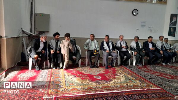 یادواره چهلم شهدای جنگ ۱۲ روزه در مصلای امام خمینی(ره) نظرآباد
