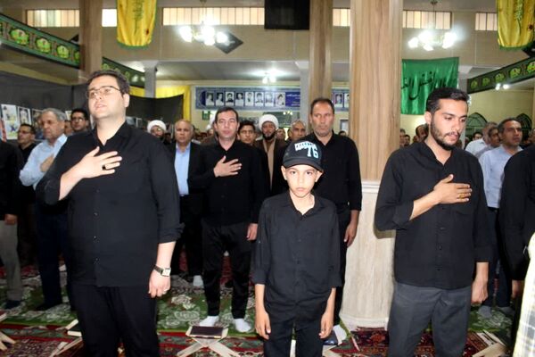 ادای احترام به حماسه‌سازان مقاومت؛ مراسم چهلم شهدای جنگ ۱۲ روزه در ملکان
